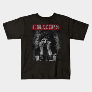 TEXTURE ART -Poison Ivy of The Cramps Kids T-Shirt